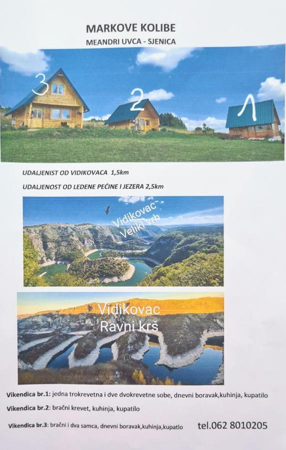 Markove Kolibe 1, Uvac,Vecaa Сеница Экстерьер фото